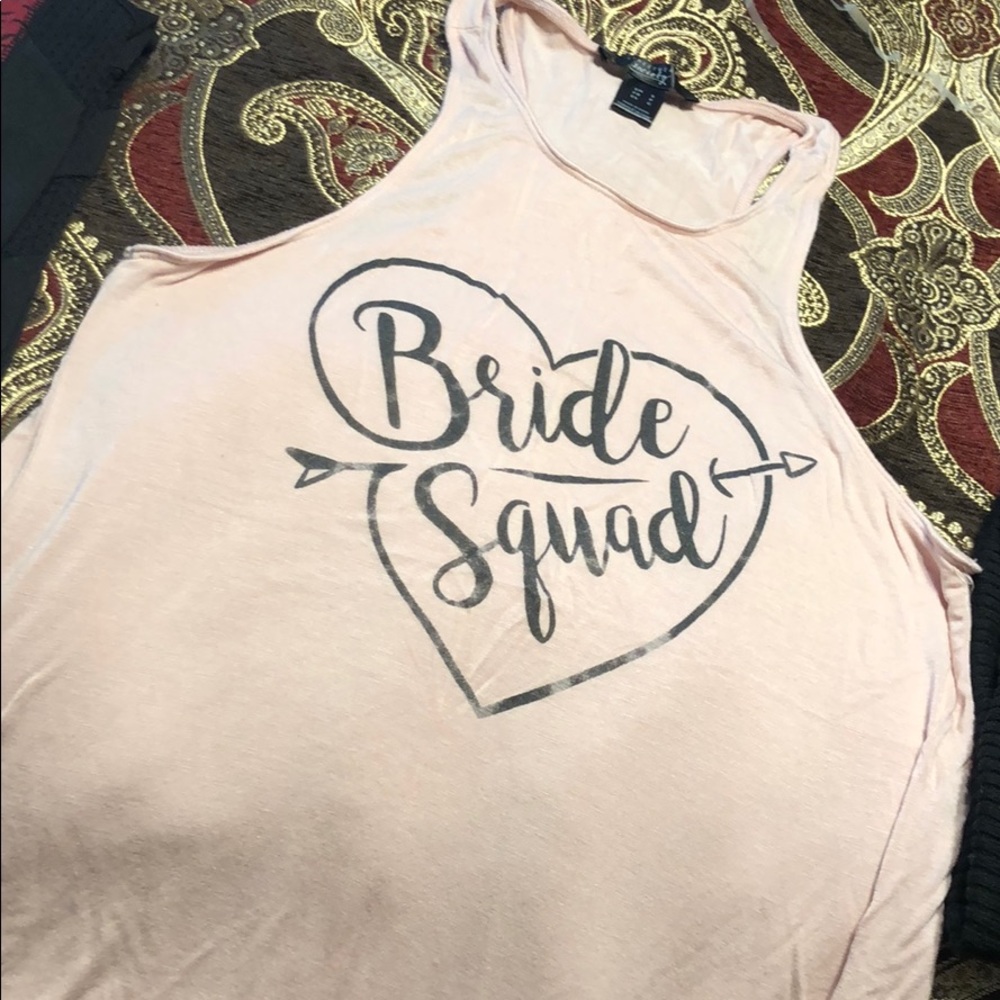 Bride squad tank. Worn once